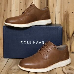 COLE HAAN GoTo Plain Toe Oxford Shoes Men’s Size 8.5 M 41.5 British Tan C34125
